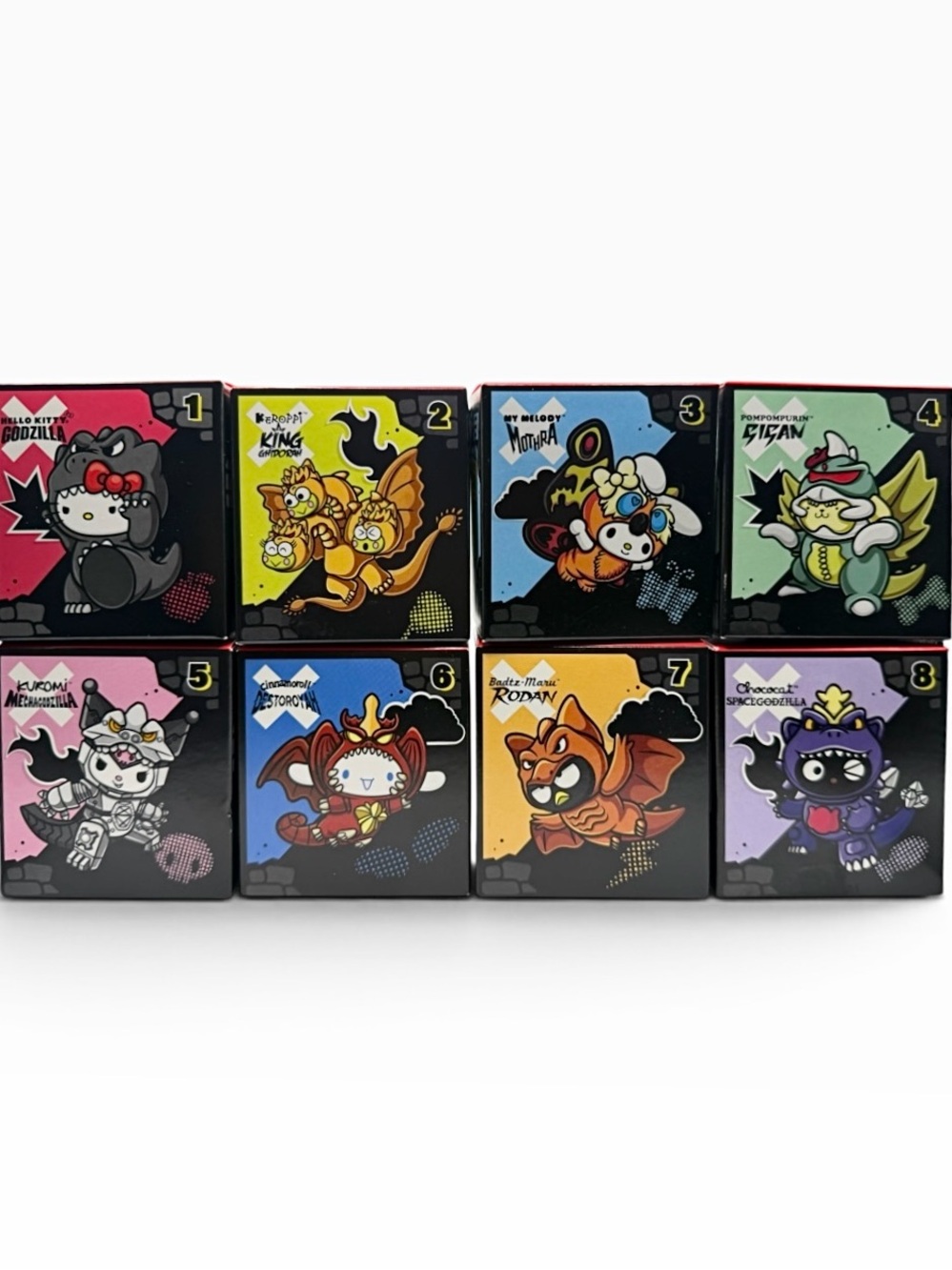 McDonald’s Hello Kitty x Godzilla Full Set 1-8